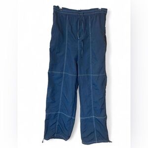 Women’s Black Drawstring Wide-Leg Pants